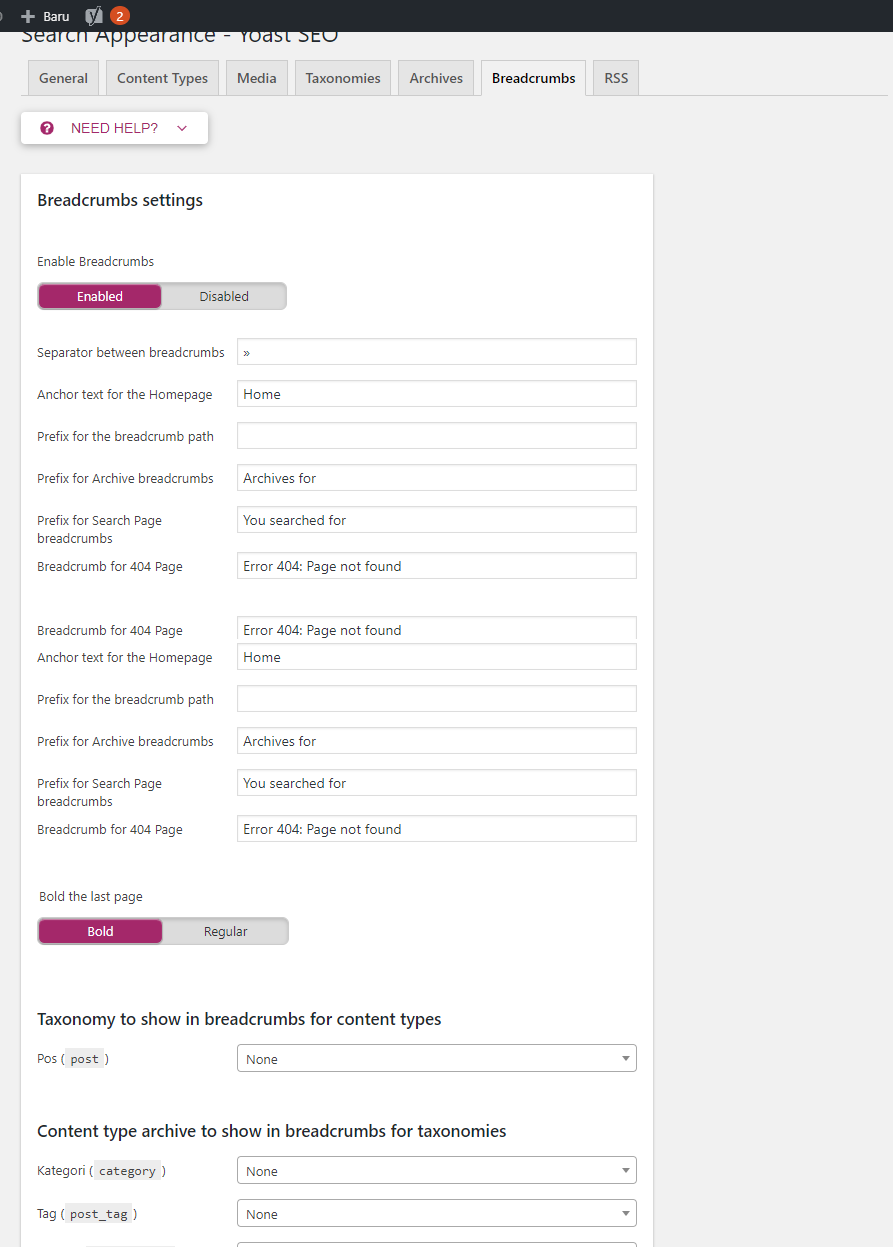 Cara Setting Plugin Yoast SEO Terbaru